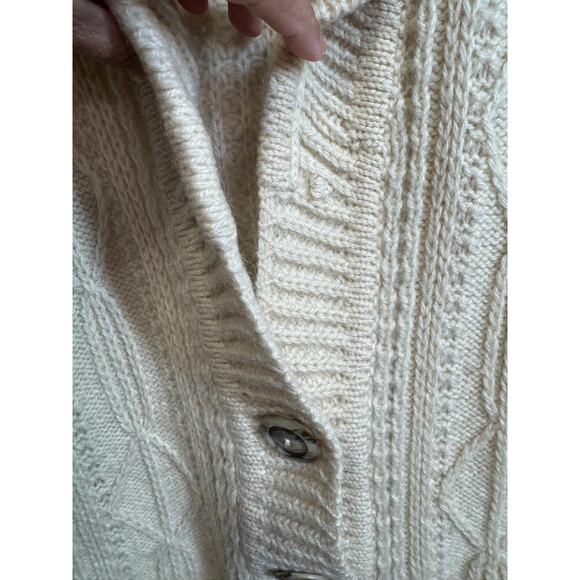 Gaeltarra Handloomed Aran Womens Size 38 100% Wool Size Small - Picture 5 of 7